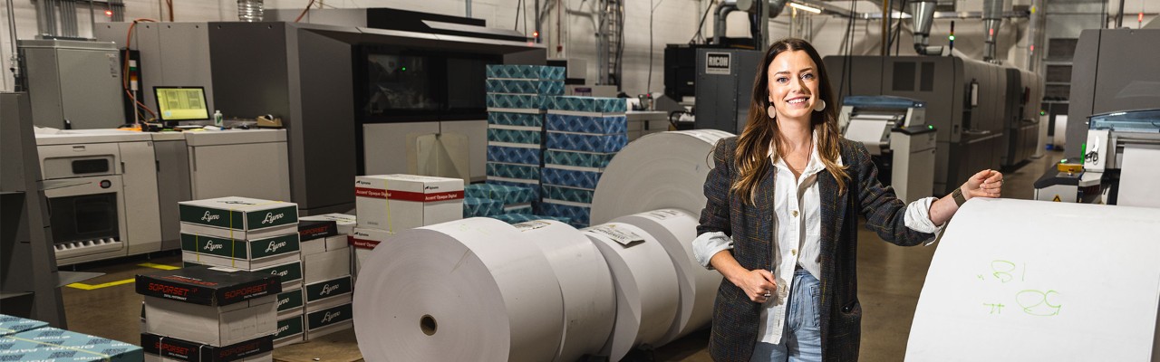 Kayla in Forge Pittsburgh Facility